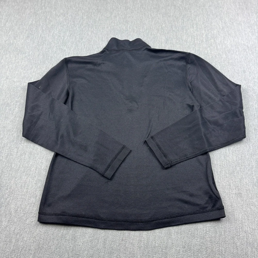 Patagonia Shirt Womens Medium Black Capilene Midweight Zip-T Pullover Made USA - Picture 11 of 12